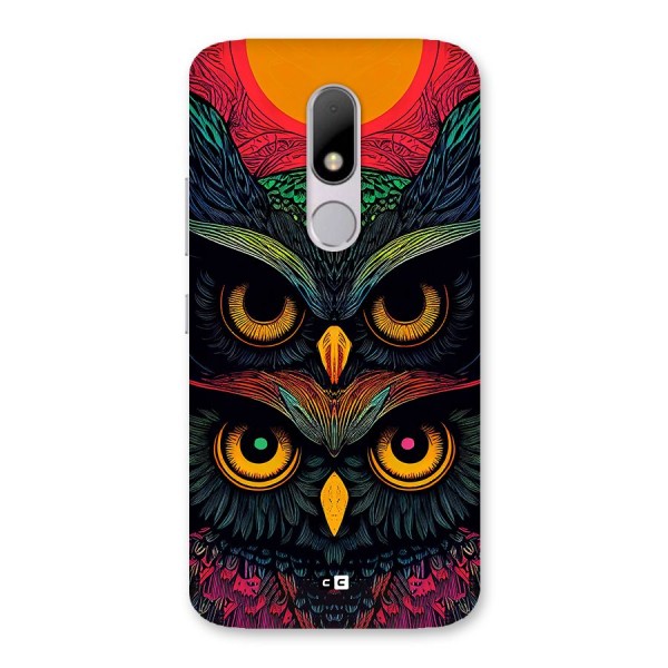 Owl Soul Art Illustration Back Case for Moto M