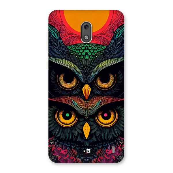 Owl Soul Art Illustration Back Case for Nokia 2