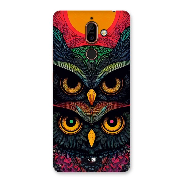 Owl Soul Art Illustration Back Case for Nokia 7 Plus