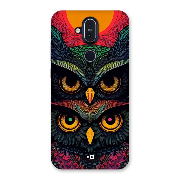 Owl Soul Art Illustration Back Case for Nokia 8.1