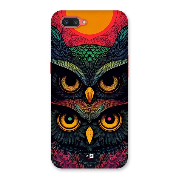 Owl Soul Art Illustration Back Case for Oppo A3s