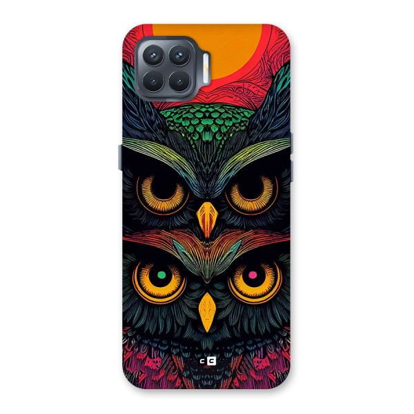 Owl Soul Art Illustration Back Case for Oppo F17 Pro