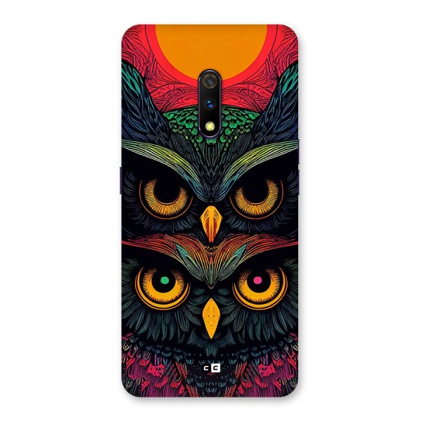 Owl Soul Art Illustration Back Case for Realme X