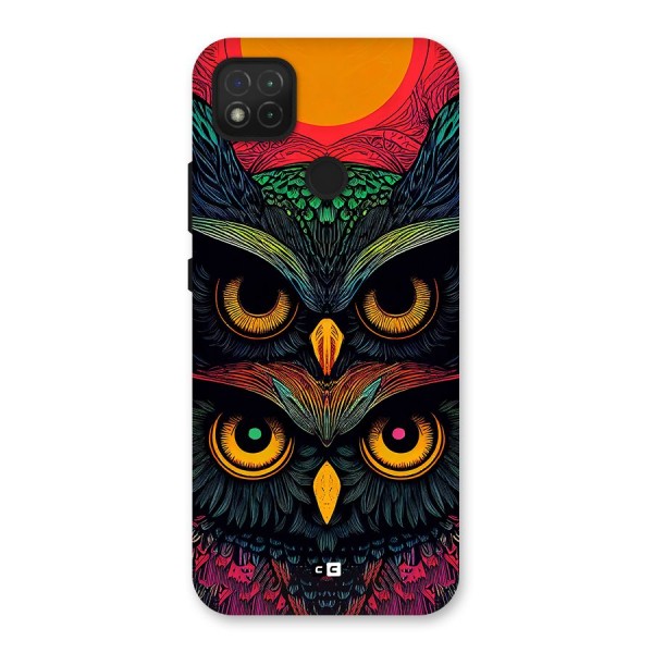 Owl Soul Art Illustration Back Case for Redmi 9