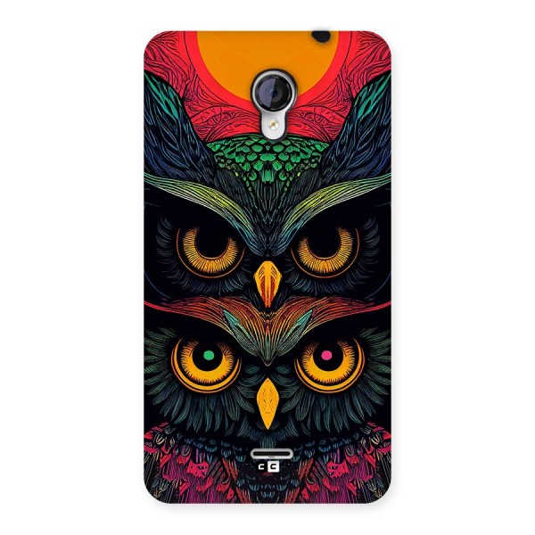 Owl Soul Art Illustration Back Case for Unite 2 A106