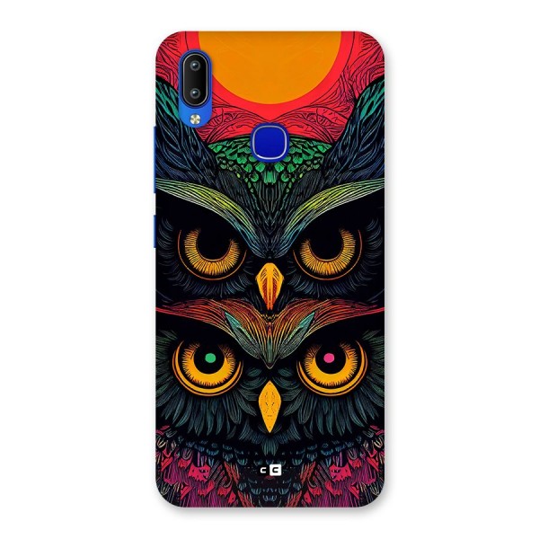 Owl Soul Art Illustration Back Case for Vivo Y91