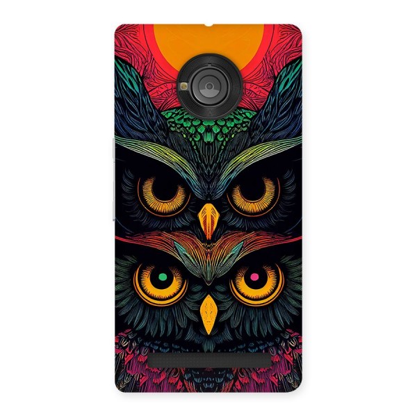 Owl Soul Art Illustration Back Case for Yuphoria