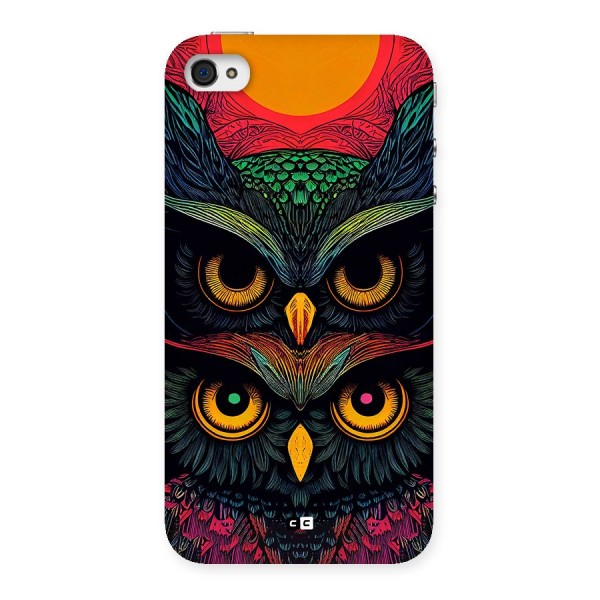 Owl Soul Art Illustration Back Case for iPhone 4 4s