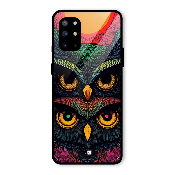 Owl Soul Art Illustration Glass Back Case for OnePlus 8T