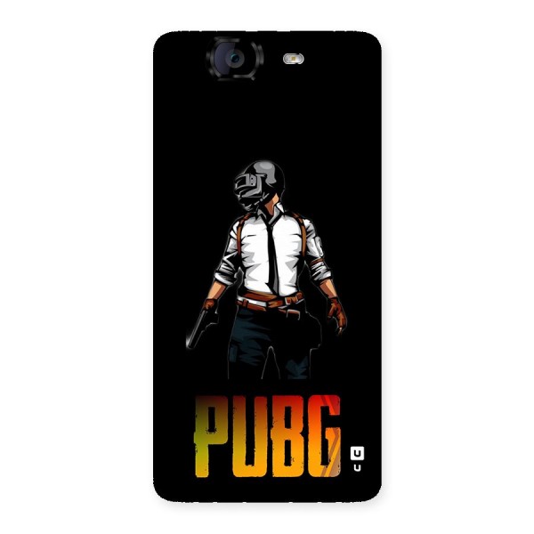 PUBG Game Art Back Case for Canvas Knight A350