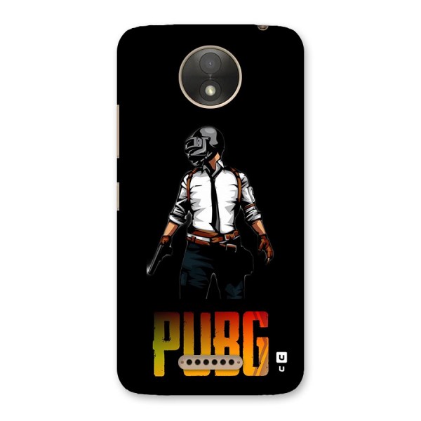 PUBG Game Art Back Case for Moto C Plus