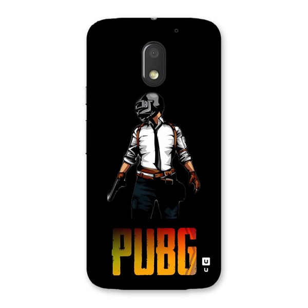 PUBG Game Art Back Case for Moto E3 Power