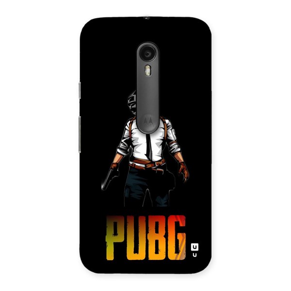 PUBG Game Art Back Case for Moto G3