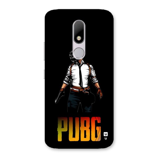 PUBG Game Art Back Case for Moto M