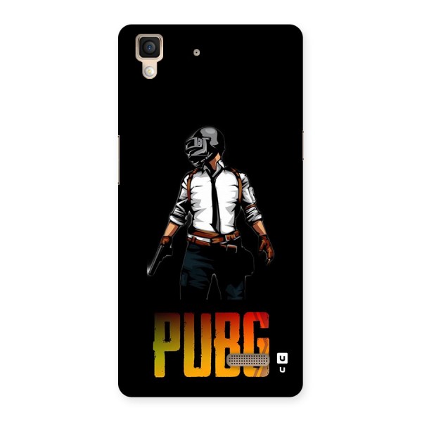 PUBG Game Art Back Case for Oppo R7