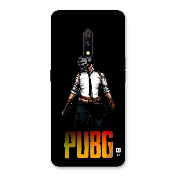 PUBG Game Art Back Case for Realme X