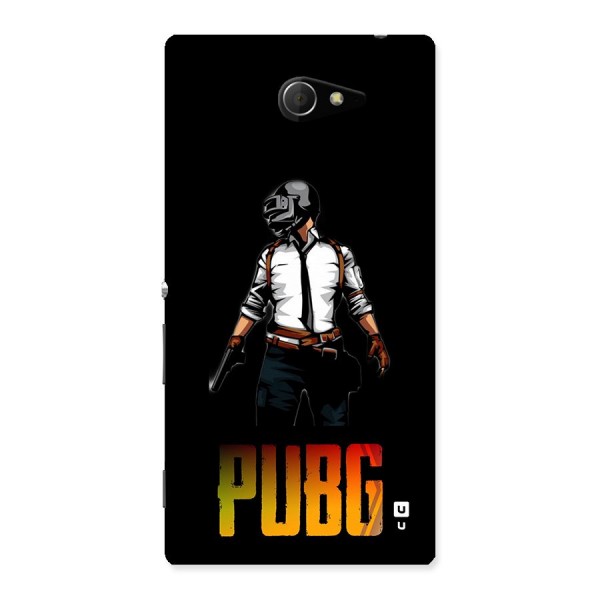 PUBG Game Art Back Case for Sony Xperia M2