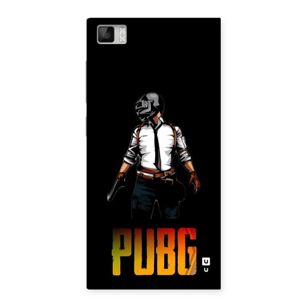 PUBG Game Art Back Case for Xiaomi Mi3