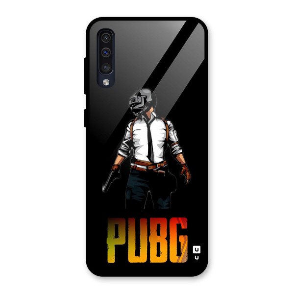 PUBG Game Art Glass Back Case for Galaxy A50s