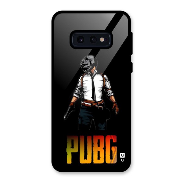 PUBG Game Art Glass Back Case for Galaxy S10e