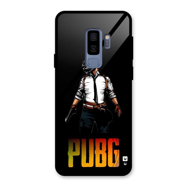 PUBG Game Art Glass Back Case for Galaxy S9 Plus