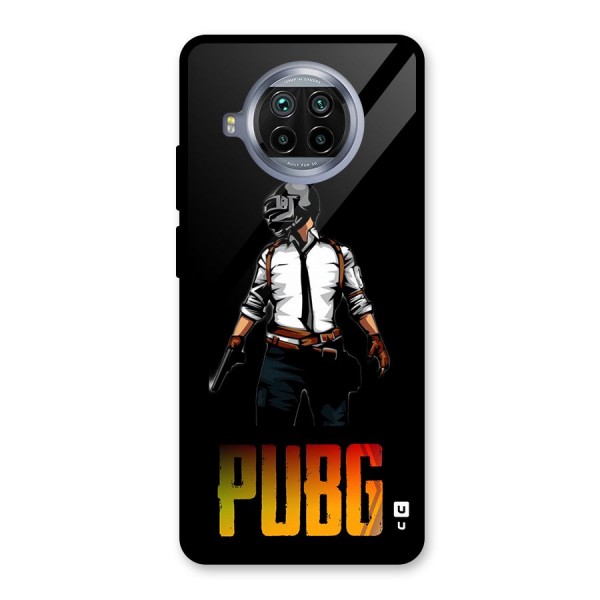 PUBG Game Art Glass Back Case for Mi 10i