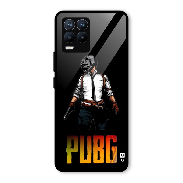 PUBG Game Art Glass Back Case for Realme 8