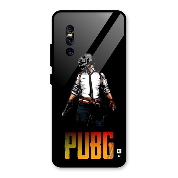 PUBG Game Art Glass Back Case for Vivo V15 Pro