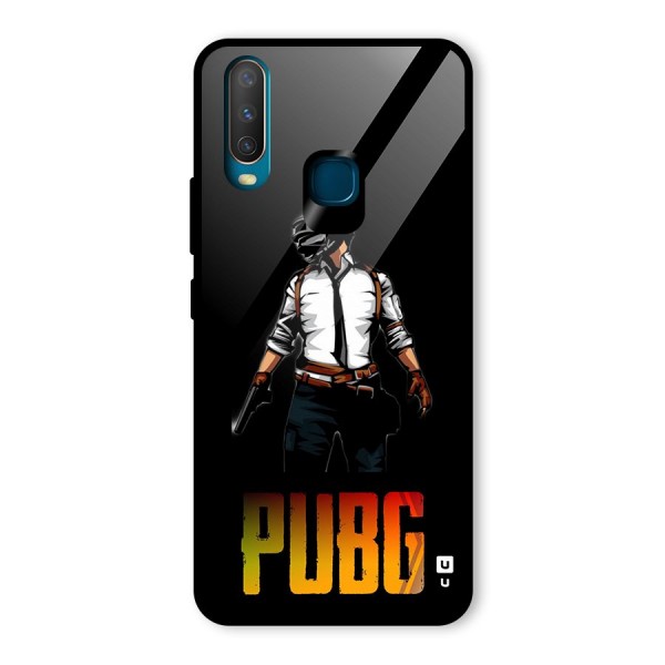 PUBG Game Art Glass Back Case for Vivo Y12