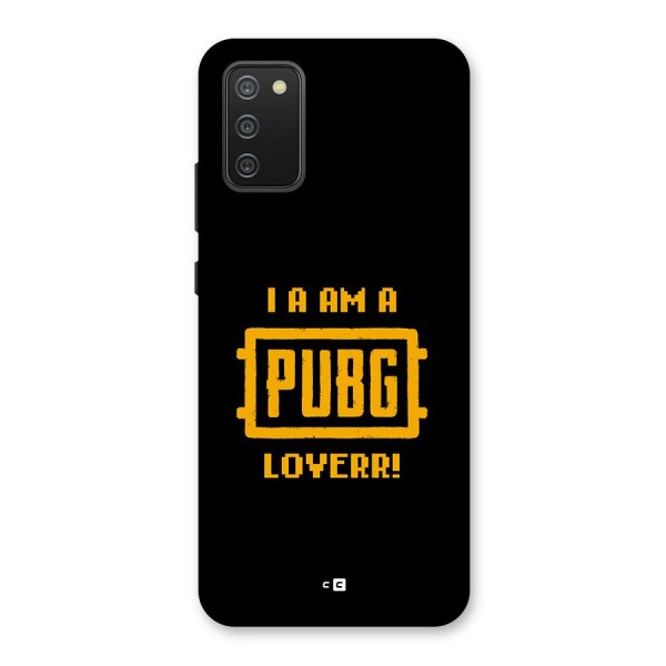 PUBG Lover Back Case for Galaxy F02s