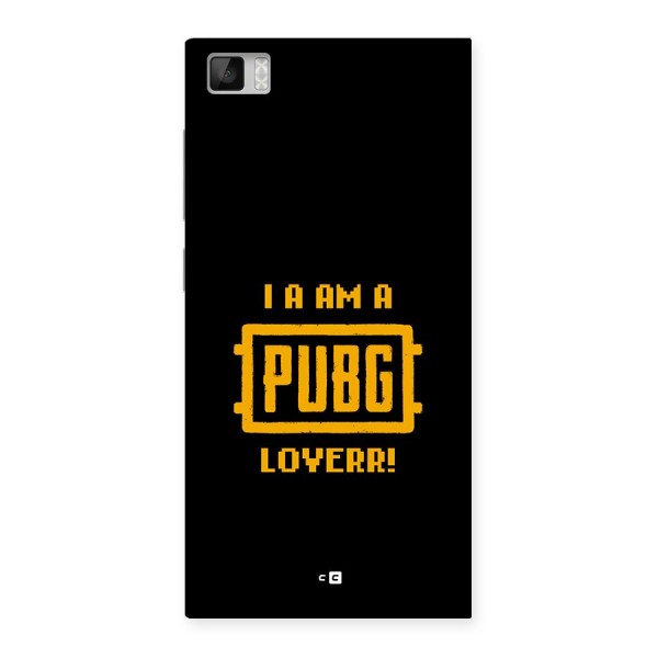 PUBG Lover Back Case for Mi3