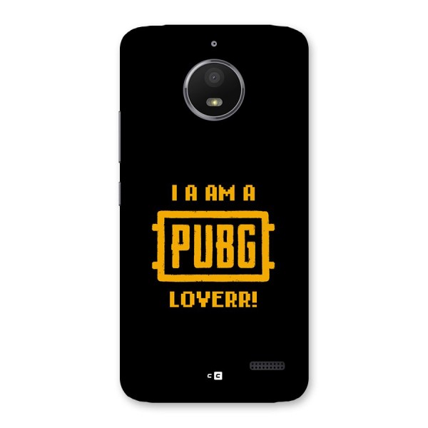 PUBG Lover Back Case for Moto E4