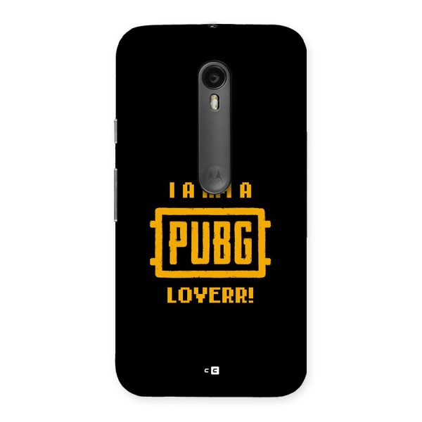 PUBG Lover Back Case for Moto G Turbo