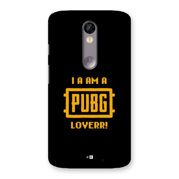 PUBG Lover Back Case for Moto X Force