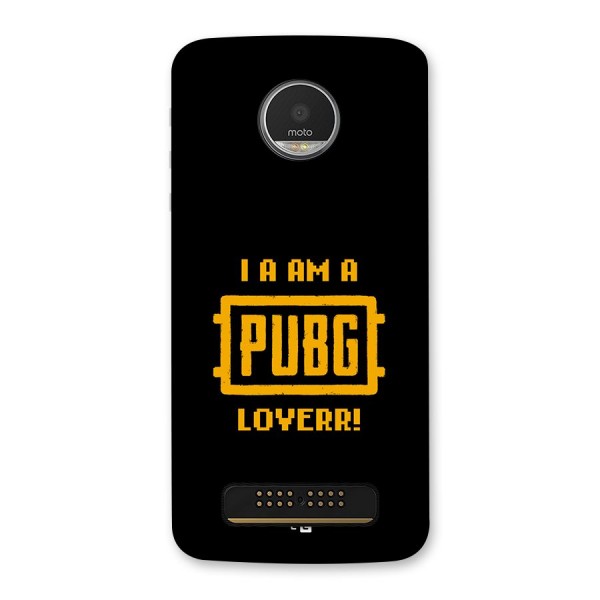 PUBG Lover Back Case for Moto Z Play