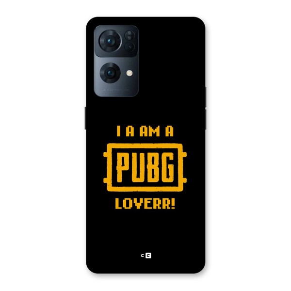 PUBG Lover Back Case for Oppo Reno7 Pro 5G