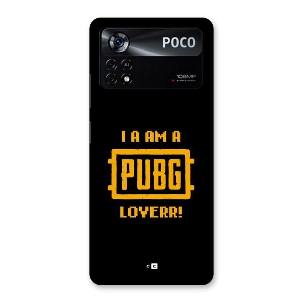 PUBG Lover Back Case for Poco X4 Pro 5G