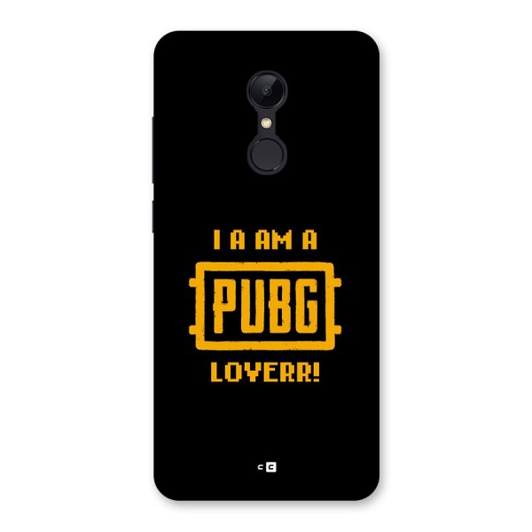 PUBG Lover Back Case for Redmi 5