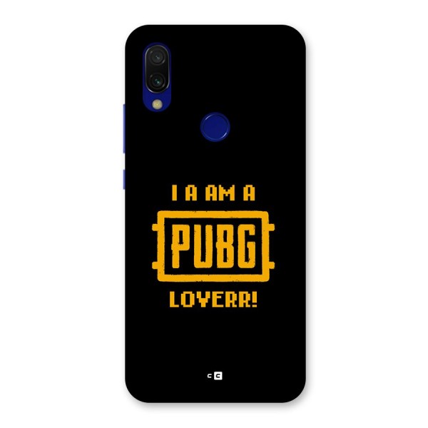 PUBG Lover Back Case for Redmi 7