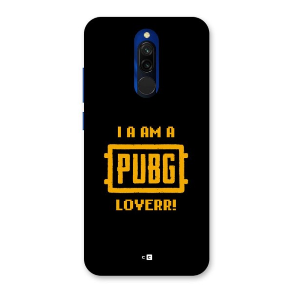 PUBG Lover Back Case for Redmi 8