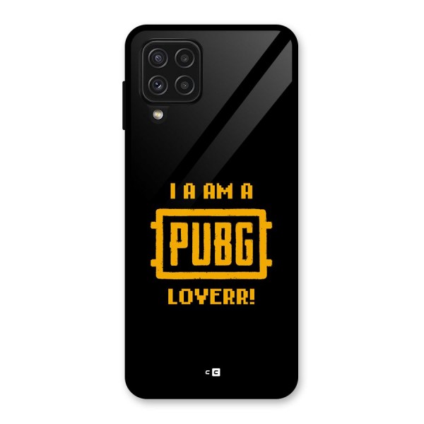 PUBG Lover Glass Back Case for Galaxy A22 4G