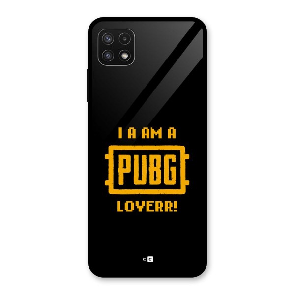 PUBG Lover Glass Back Case for Galaxy A22 5G