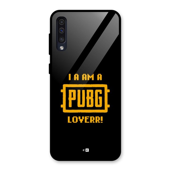 PUBG Lover Glass Back Case for Galaxy A50