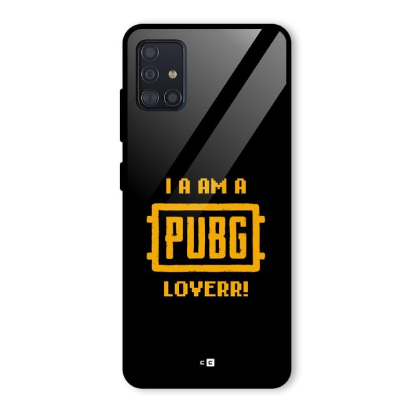 PUBG Lover Glass Back Case for Galaxy A51