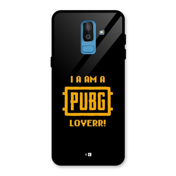 PUBG Lover Glass Back Case for Galaxy J8