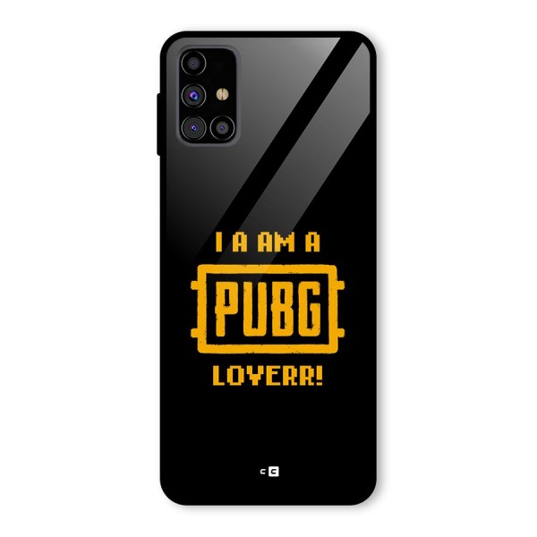 PUBG Lover Glass Back Case for Galaxy M31s