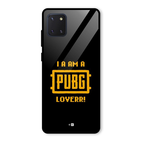 PUBG Lover Glass Back Case for Galaxy Note 10 Lite