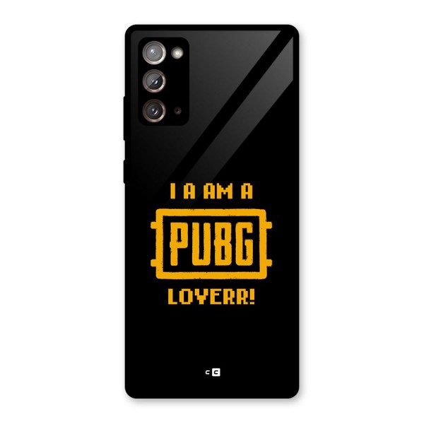 PUBG Lover Glass Back Case for Galaxy Note 20