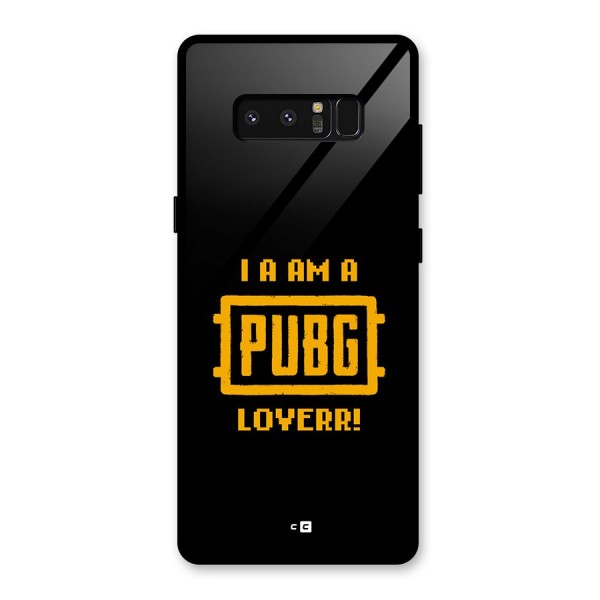 PUBG Lover Glass Back Case for Galaxy Note 8