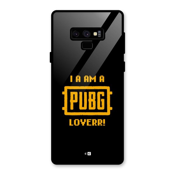 PUBG Lover Glass Back Case for Galaxy Note 9